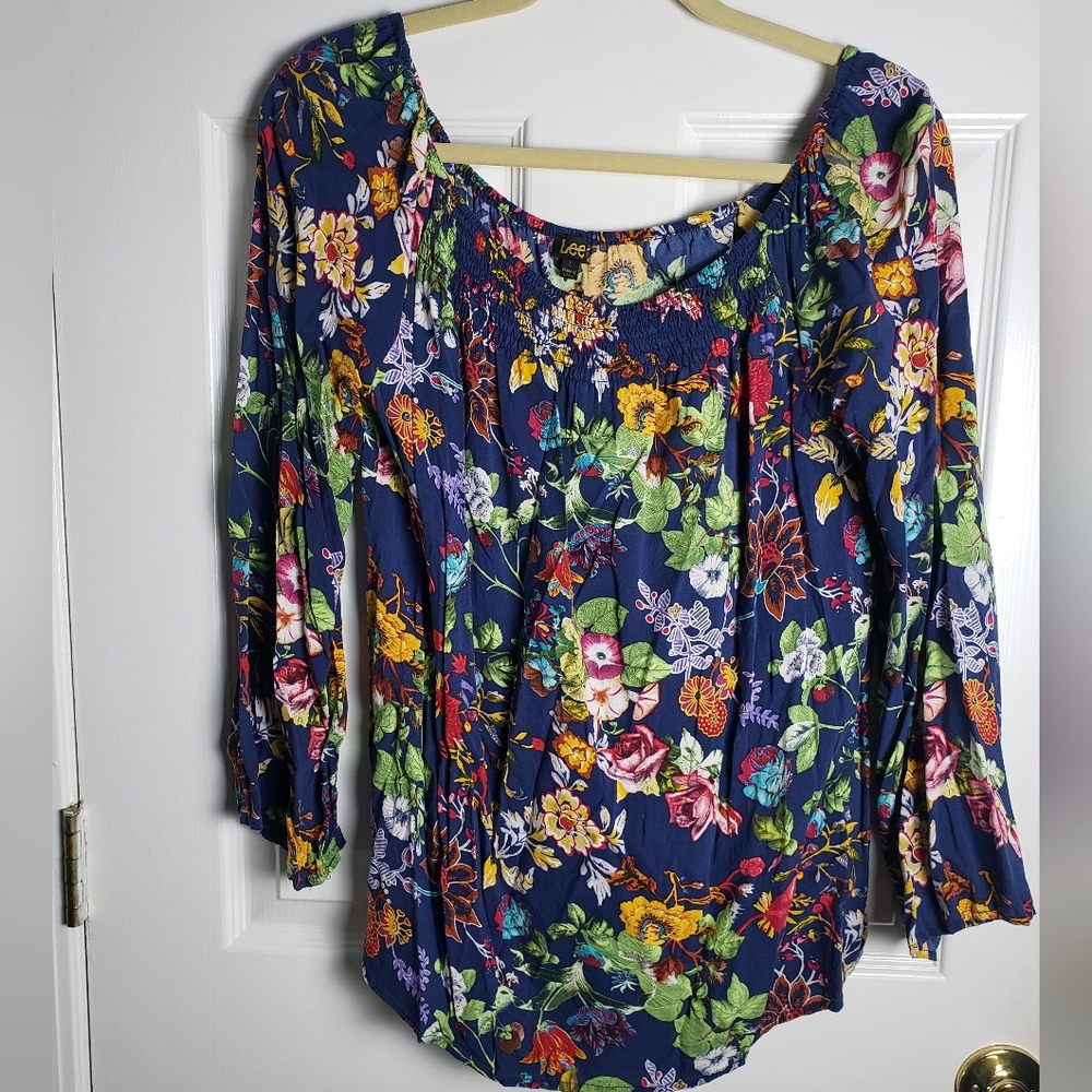 Lee Multi Colored Floral Blouse